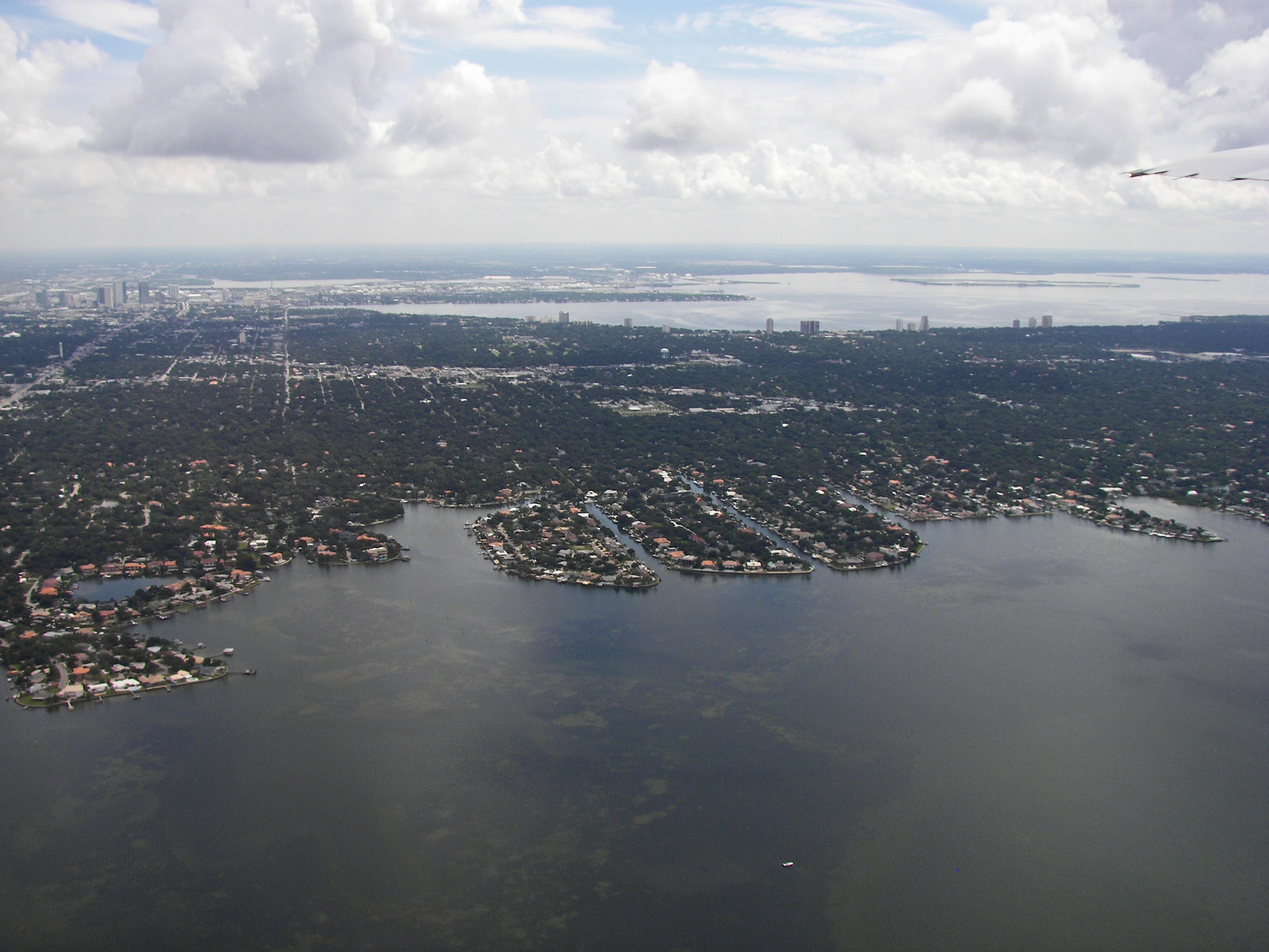 Culbreath Isles and the surrounding South Tampa waterfront, photographed in 2009.